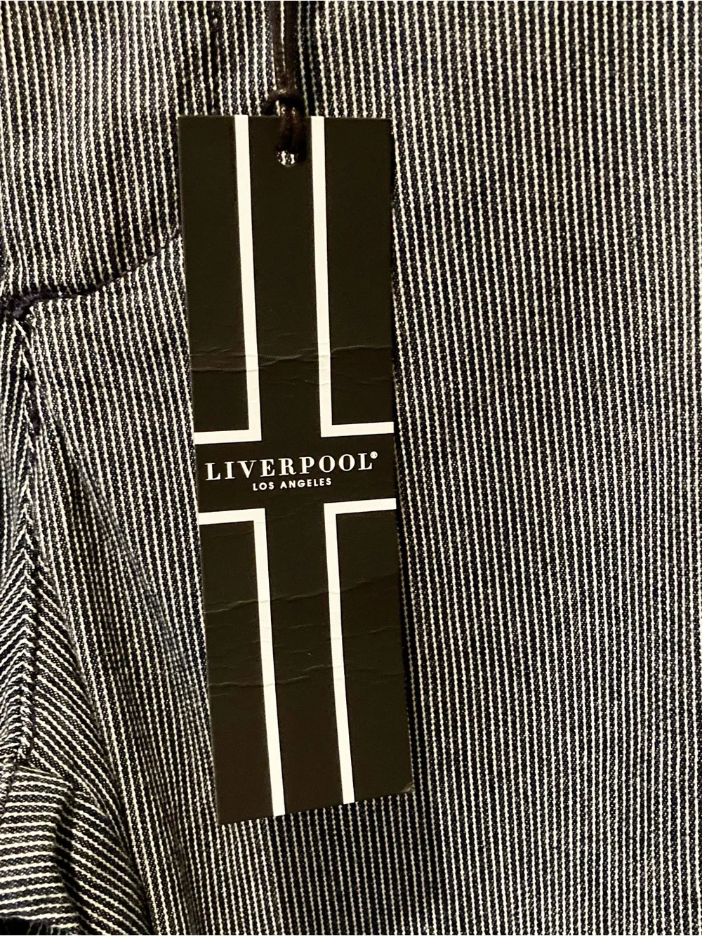 NWT Liverpool Los Angeles striped chino pants